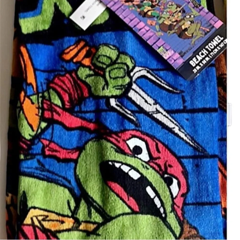 Beach Towel Ninja Turtles / NickelodeonTMNT Cotton Kids Beach Towel,28